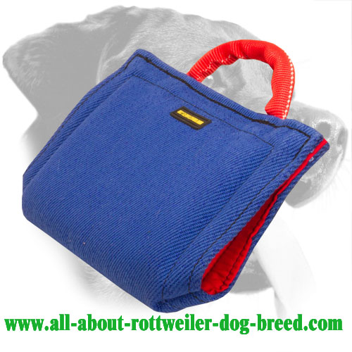 French linen Rottweiler Bite Sleeve Equipped with Safe Handle