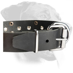Rottweiler Fabulous Design Leather Collar