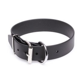 Extra Wide Black Biothane Rottweiler Collar