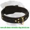 Braided 2 Ply Leather Collar for Rottweiler