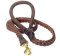 Braided Leather Dog Leash 4 foot-Braided Lead Rottweiler