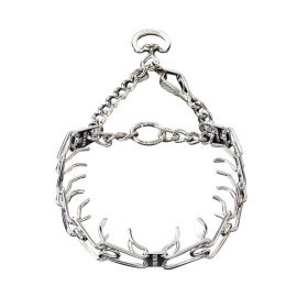 Great Chrome Pinch Prong Collar w/h Quick Release-Rottweiler training