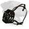 Well-Breathable Basket Leather Dog Muzzle for Rottweiler Breed