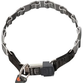 FUN-24"STAINLESS STEEL Sprenger dog collar NECK TECH COLLAR