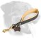 Rottweiler Short Leather Lead for Maximum Control