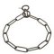 Stylish Rottweiler Chain Choke Collar, 1/9 inch (3 mm) Link Diameter