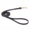 Black Biothane Rottweiler Leash for Walking, Tracking