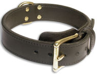 Perfect Training Leather Dog Collar for Rottweiler