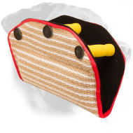 Advanced Jute Rottweiler Bite Builder with Three Handles Advanced Jute Rottweiler Bite Builder with Three Handles