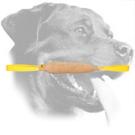 Hard Genuine Leather Rottweiler Bite Tug With Two Handles Hard Genuine Leather Rottweiler Bite Tug With Two Handles