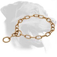 Curogan Choke Collar for Disobedient Rottweilers - 1/9 inch (3 mm) Link Diameter Curogan Choke Collar for Disobedient Rottweilers - 1/9 inch (3 mm) Link Diameter