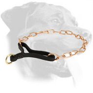 Curogan Rottweiler Behavior Correction Choke Collar, 1/9 inch (3 mm) Link Diameter Curogan Rottweiler Behavior Correction Choke Collar, 1/9 inch (3 mm) Link Diameter