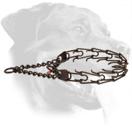Black Stainless Steel Rottweiler Pinch Collar for Behavior Correction, 1/8 inch (3.2 mm) Prong Diameter Black Stainless Steel Rottweiler Pinch Collar for Behavior Correction, 1/8 inch (3.2 mm) Prong Diameter