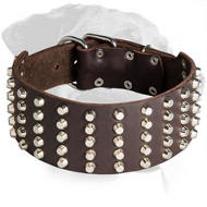 Exceptional Studded Leather Collar for Rottweiler Exceptional Studded Leather Collar for Rottweiler