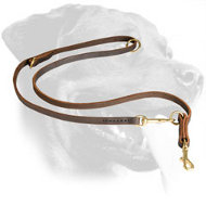 Rottweiler Leather Leash for training, walking, tracking Rottweiler Leather Leash for training, walking, tracking