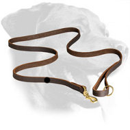 Astonishing Rottweiler Stitched Leather Leash Astonishing Rottweiler Stitched Leather Leash