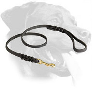 Astonishing Braided Leather Leash for Rottweiler Astonishing Braided Leather Leash for Rottweiler