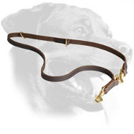 Incredible Multifunctional Leather Leash for Rottweiler Incredible Multifunctional Leather Leash for Rottweiler
