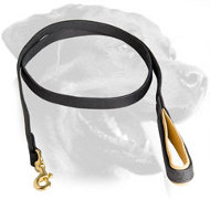 Handmade Strong Leather Leash for Rottweiler Handmade Strong Leather Leash for Rottweiler