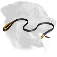 Nylon Rottweiler Leash with Padded Handle Nylon Rottweiler Leash with Padded Handle