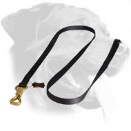 Rottweiler Dog Leash with Brass Massive Snap Hook Rottweiler Dog Leash with Brass Massive Snap Hook