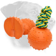 Rottweiler Rubber Ball for Retrieve and Schutzhund Training (Large) Rottweiler Rubber Ball for Retrieve and Schutzhund Training (Large)