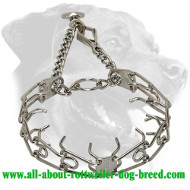 Rottweiler Pinch Collar with Swivel and Quick Release Snap Hook - 3.99mm (1/6 inch) Rottweiler Pinch Collar with Swivel and Quick Release Snap Hook - 3.99mm (1/6 inch)