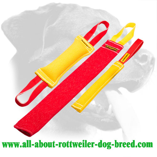 Rottweiler Bite Set Made of French Linen with Free Training Ball