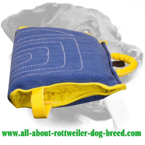 French Linen Rottweiler Bite Sleeve Equipped with Reliable Handle