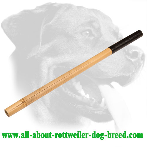 Rottweiler Agitation Training Stick Made of Bamboo