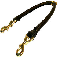 Double Dog Leash Coupler for two dogs-Rottweiler LEADS