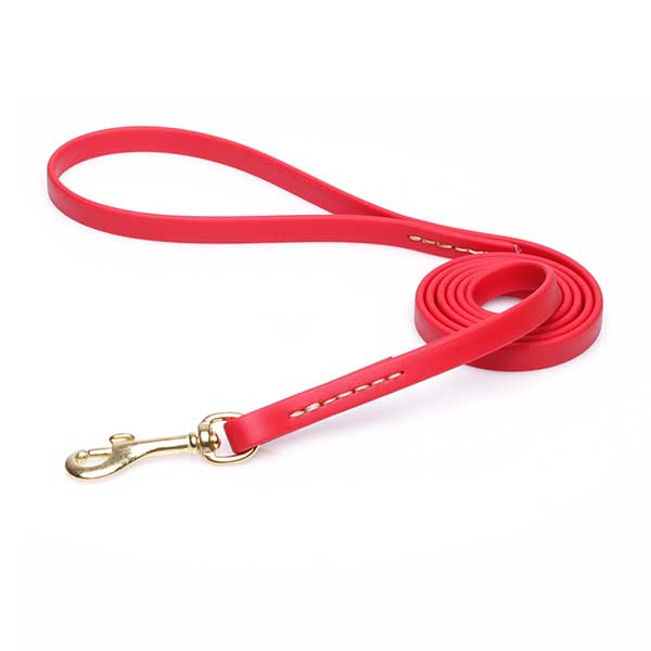 Lovely Red Biothane Dog 【Leash】 for Walking, Tracking Rottweiler