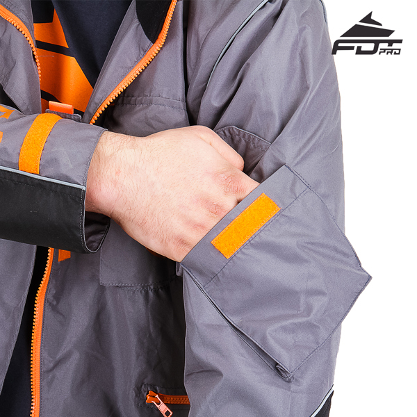 Reliable Sleeve Pocket on Professional Design Dog Tracking Jacket