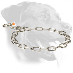 Rottweiler Collar Made of Stainless Steel for Behavior Correction