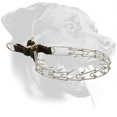 Rottweiler Behavior Correction Collar Made of Steel