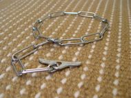 FUR SAVER DOG COLLAR & TOGGLE- Chain Choke Training dog Collar