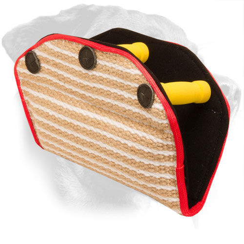 Advanced Jute Rottweiler Bite Builder with Three Handles