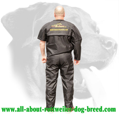 Nylon Scratch Protection Jacket for Rottweiler Protection, Agitation and Schutzhund Training
